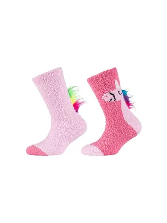 CAMANO | Mädchen Socken 2er Pkg shocking pink | 